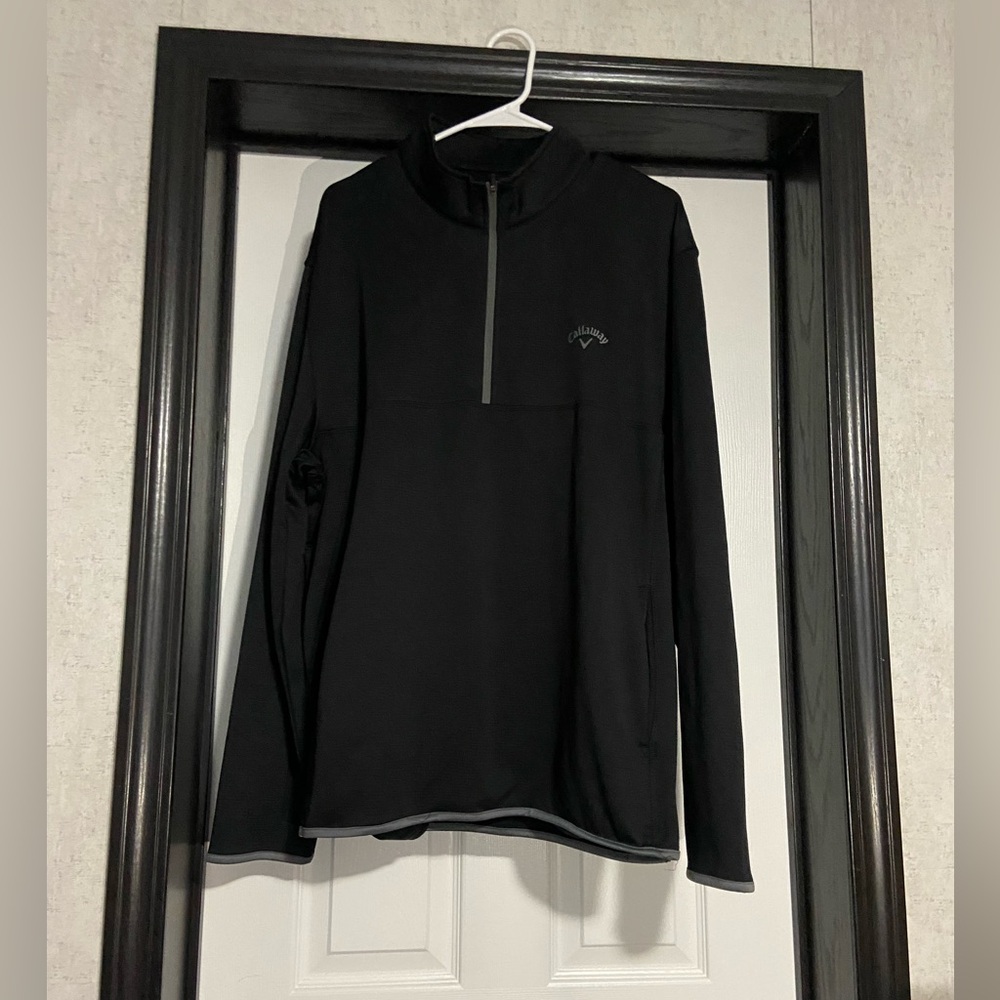 EUC Callaway Black Quarter-Zip Pullover size XXL